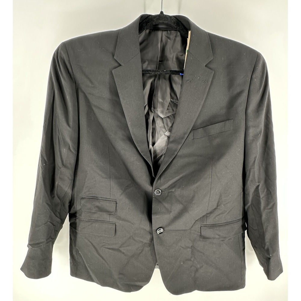 Sean John Blazer Mens 46R gray Two Button Double Vent Suit Jacket Sport Coat‎